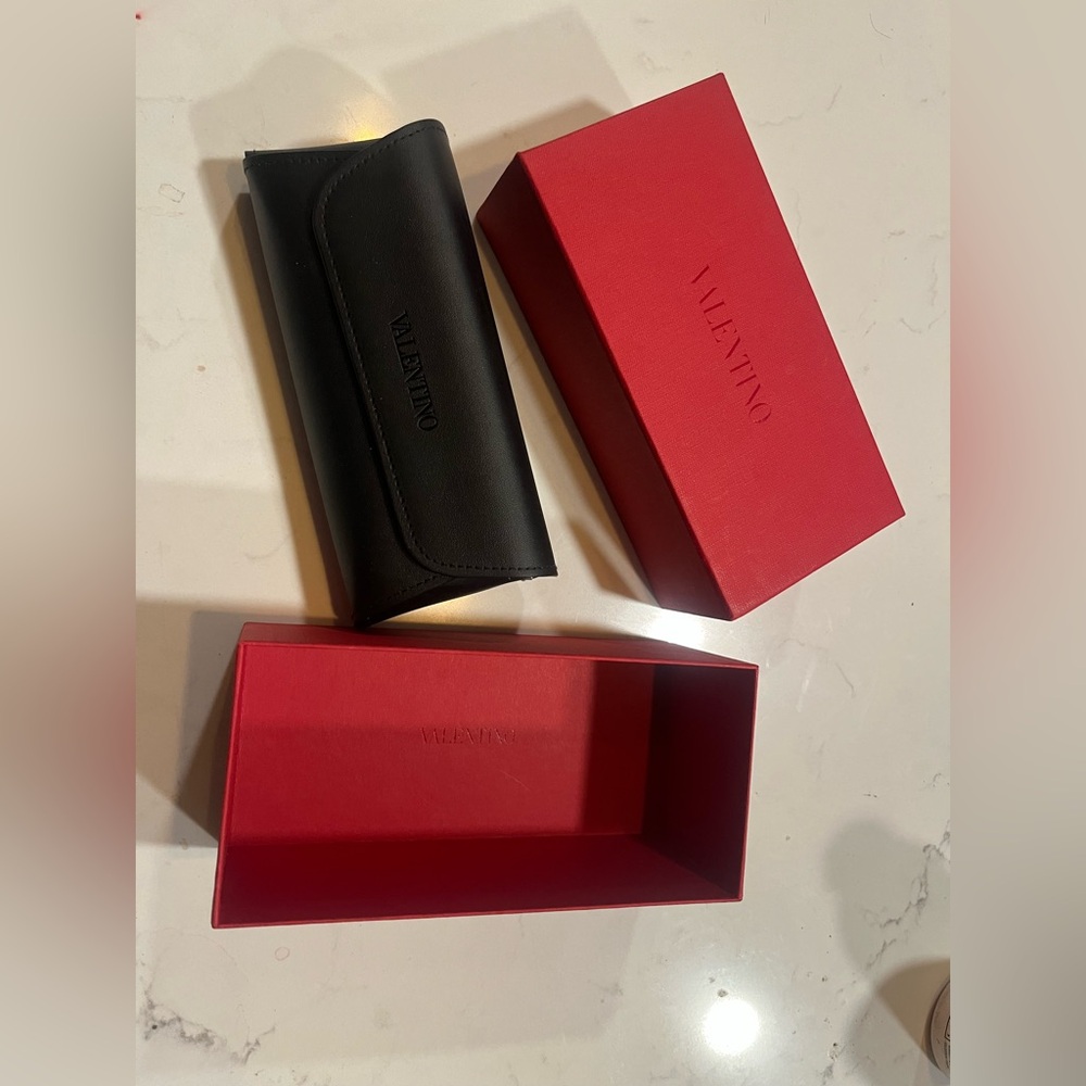 Valentino sunglasses case with box